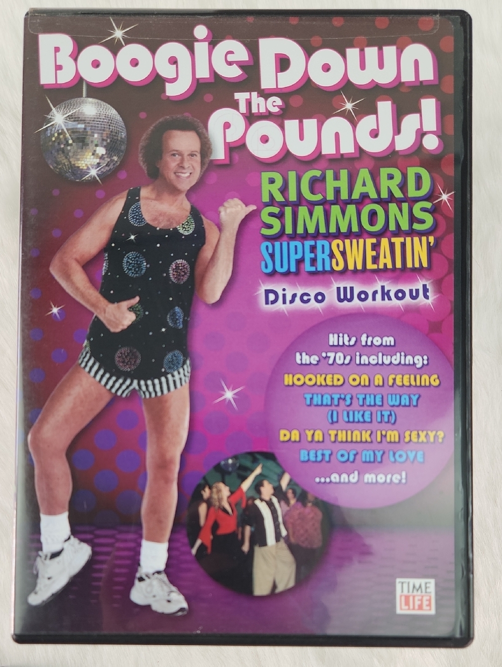 RICHARD SIMMONS: BOOGIE DOWN THE POUNDS, SUPER SWEATIN 70s DISCO WORKOUT DVD